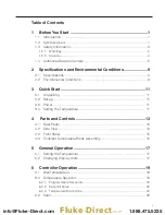 Preview for 3 page of Fluke 9100S User Manual