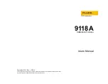 Preview for 1 page of Fluke 9118A User Manual