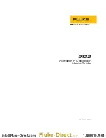 Предварительный просмотр 1 страницы Fluke 9132 User Manual