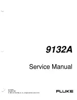 Fluke 9132A Service Manual предпросмотр