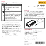 Fluke BC190/830 Instruction Sheet preview