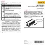 Preview for 1 page of Fluke BC190 Instruction Sheet