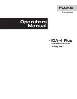 Предварительный просмотр 1 страницы Fluke Biomedical IDA-4 Plus Operators Operator'S Manual