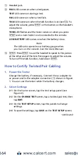 Предварительный просмотр 5 страницы Fluke CableAnalyzer DSX-500 Getting Started Manual