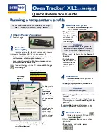 Fluke DATAPAQ Oven Tracker XL2 Quick Reference Manual preview