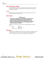 Предварительный просмотр 24 страницы Fluke DDS Function Generator 271 User Manual