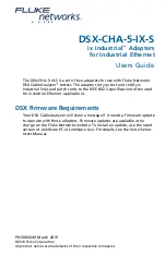 Fluke DSX-CHA-5-IX-S User Manual preview