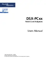 Предварительный просмотр 1 страницы Fluke DSX-PC Series User Manual