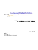 Fluke DTX-GFM User Manual preview