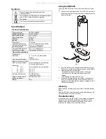 Preview for 2 page of Fluke EBC290 Instruction Sheet