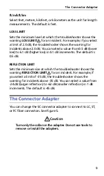 Preview for 13 page of Fluke Fiber OneShot PRO User Manual