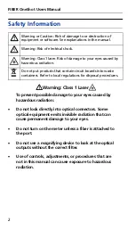 Предварительный просмотр 6 страницы Fluke FIBER OneShot User Manual