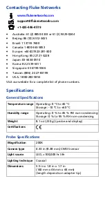 Preview for 5 page of Fluke FiberInspector FT500 Instruction Sheet