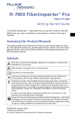 Fluke FiberInspector Pro FI-7000 Getting Started Manual предпросмотр