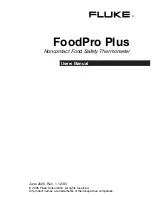 Fluke FoodPro Plus User Manual предпросмотр