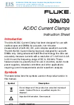 Preview for 2 page of Fluke i30 Instruction Sheet