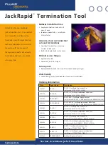 Preview for 1 page of Fluke JackRapid Series Technical Data