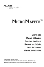 Предварительный просмотр 2 страницы Fluke MicroMapper User Manual