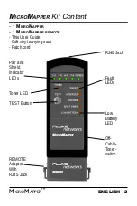 Предварительный просмотр 5 страницы Fluke MicroMapper User Manual