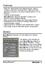 Предварительный просмотр 6 страницы Fluke MicroMapper User Manual