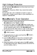 Предварительный просмотр 7 страницы Fluke MicroMapper User Manual