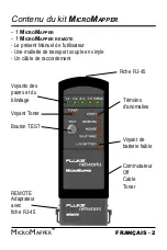 Предварительный просмотр 12 страницы Fluke MicroMapper User Manual