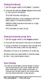 Preview for 11 page of Fluke MicroNetBlink Kit User Manual