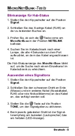 Preview for 28 page of Fluke MicroNetBlink Kit User Manual