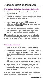 Preview for 48 page of Fluke MicroNetBlink Kit User Manual