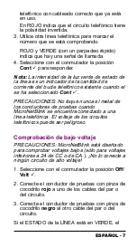 Preview for 50 page of Fluke MicroNetBlink Kit User Manual