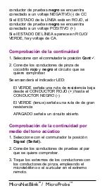 Preview for 51 page of Fluke MicroNetBlink Kit User Manual