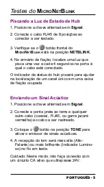 Preview for 58 page of Fluke MicroNetBlink Kit User Manual