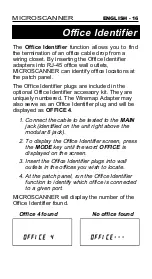 Preview for 19 page of Fluke MICROSCANNER User Manual