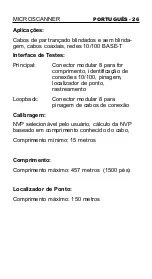 Preview for 151 page of Fluke MICROSCANNER User Manual