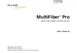 Предварительный просмотр 1 страницы Fluke MultiFiber Pro User Manual