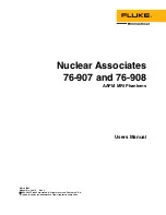 Предварительный просмотр 1 страницы Fluke Nuclear Associates 76-907 User Manual