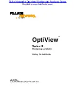 Fluke OptiView III Series Getting Started Manual preview