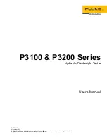 Fluke P3100 Series User Manual предпросмотр