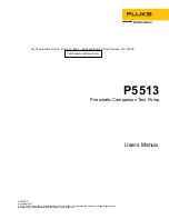 Fluke P5513 User Manual предпросмотр