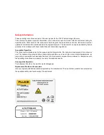 Предварительный просмотр 10 страницы Fluke Pan Tilt System User Manual