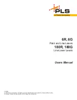 Fluke PLS 180G User Manual preview