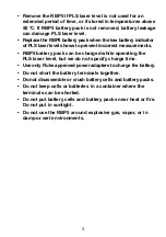 Preview for 3 page of Fluke PLS RBP5 Instructions Manual