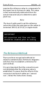 Preview for 26 page of Fluke SimpliFiber User Manual