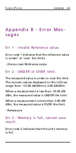 Preview for 44 page of Fluke SimpliFiber User Manual