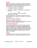 Предварительный просмотр 7 страницы Fluke T+ Instruction Sheet