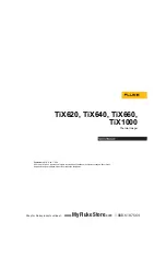 Fluke tix1000 User Manual предпросмотр