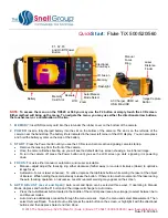 Предварительный просмотр 1 страницы Fluke TiX500 Quick Start