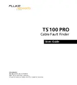 Preview for 1 page of Fluke TS 100 PRO User Manual