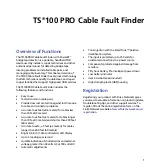 Preview for 5 page of Fluke TS 100 PRO User Manual