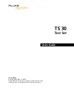 Предварительный просмотр 1 страницы Fluke TS 30 User Manual